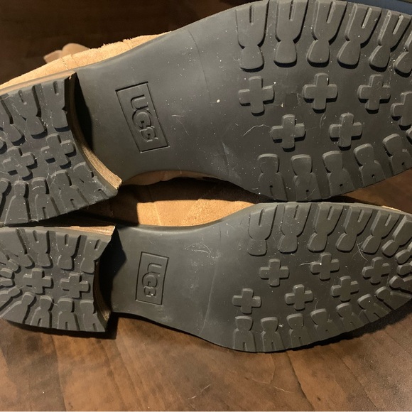 UGG Shoes - UGG Classic Tan Boots with Durable Black Soles